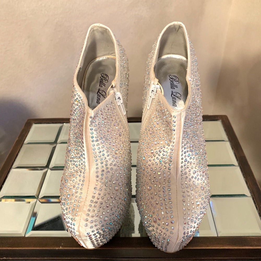 Rhinestone Platform Ankle Boot - image 4